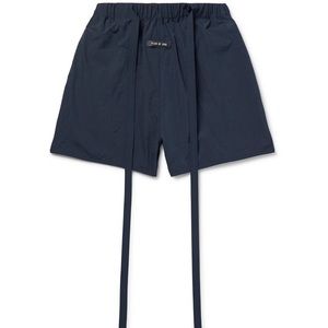 FEAR OF GOD Logo-plaque hammered-ripstop shorts